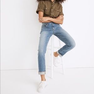 NWT Madewell The Slim Boyjean in Mayberry Wash